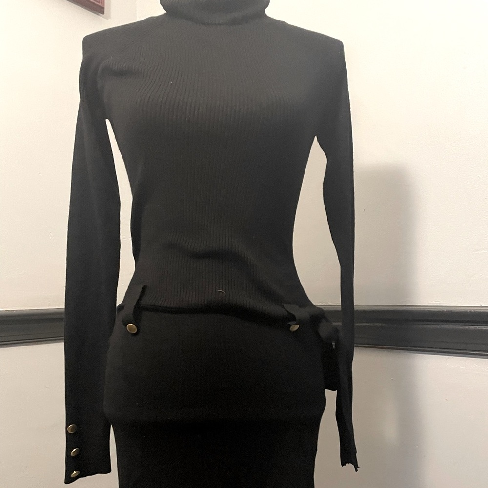 Black MED Winter Sweater Dress